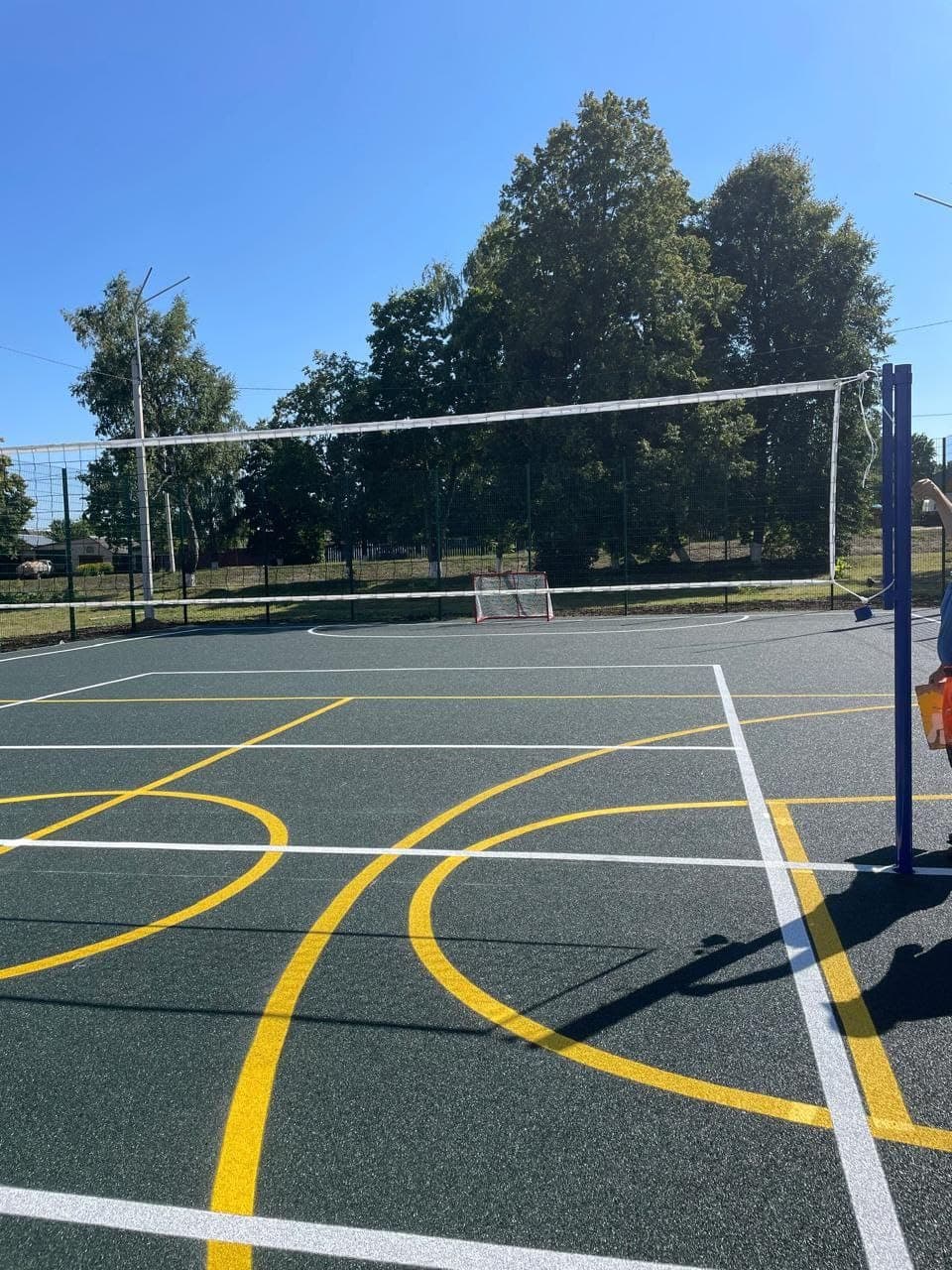 Спортивная площадка с разметкой — СТРОЙ АЛЬЯНС